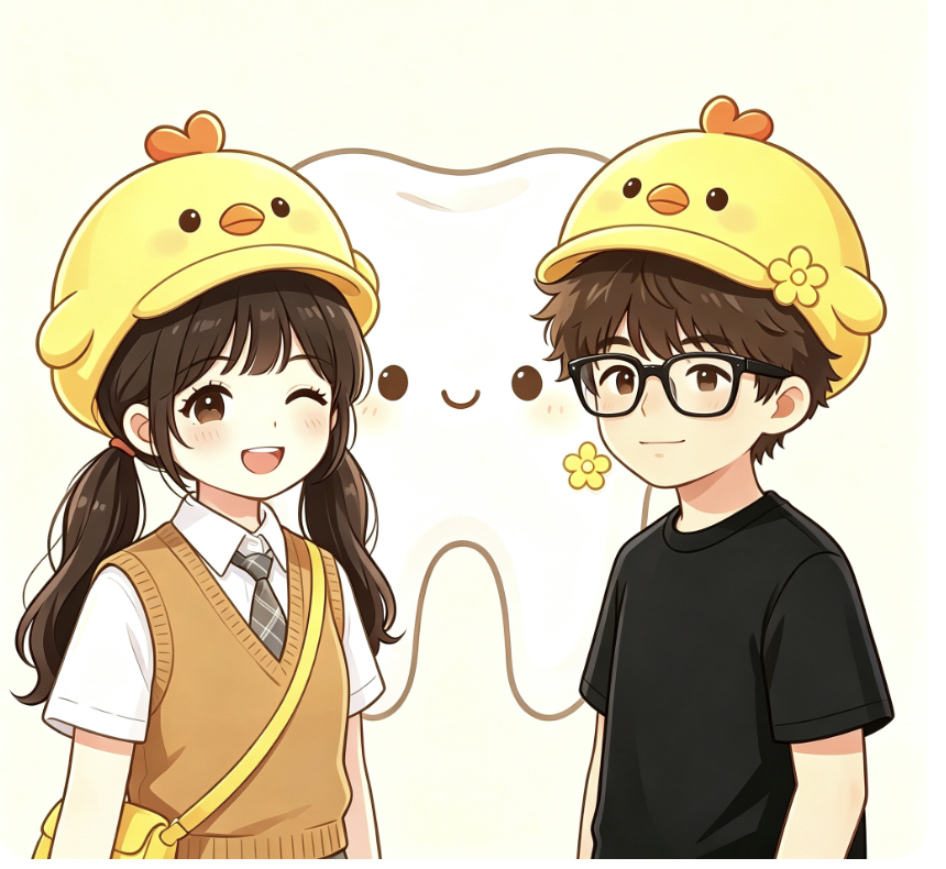 温雅序组爸妈欢迎新生的插画